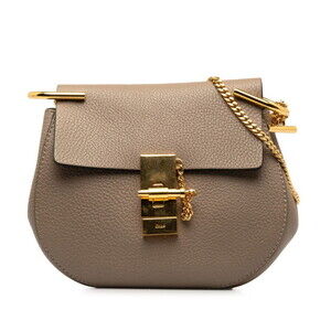 CHLOE Beige Leather Shoulder Bag